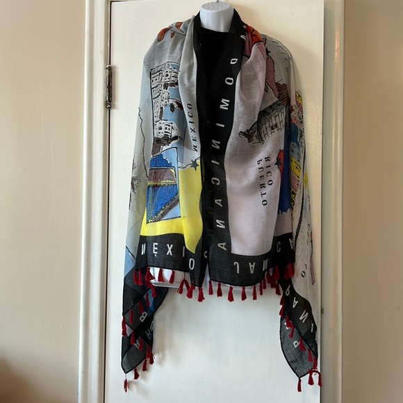 VINTAGE Caribbean Travel Wrap - Picture 2 of 9